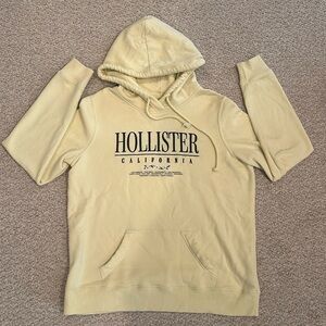 Hollister Yellow Hoodie Size L